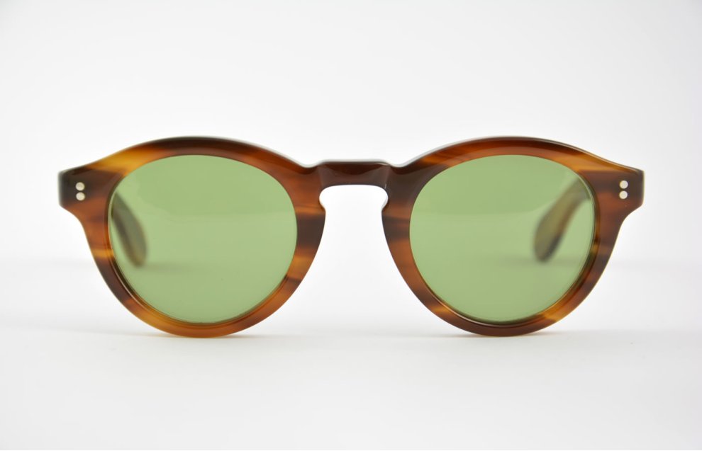 Moscot - Keppe - Dark Blonde con lenti calibar green